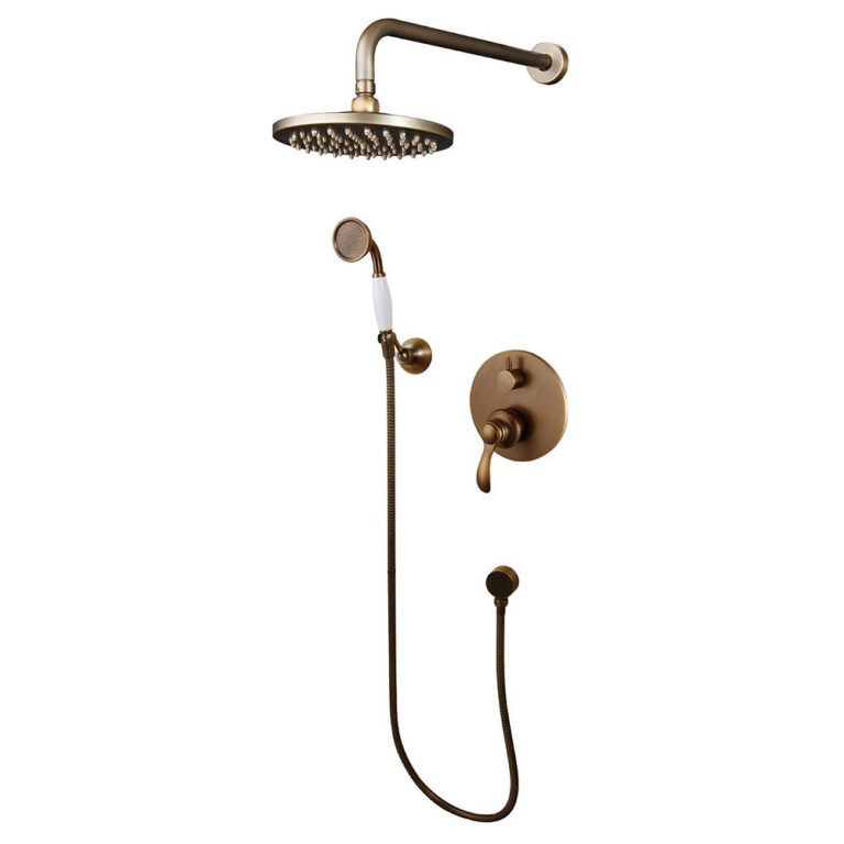Modern Matt  Brass Rainfall Shower Mixers