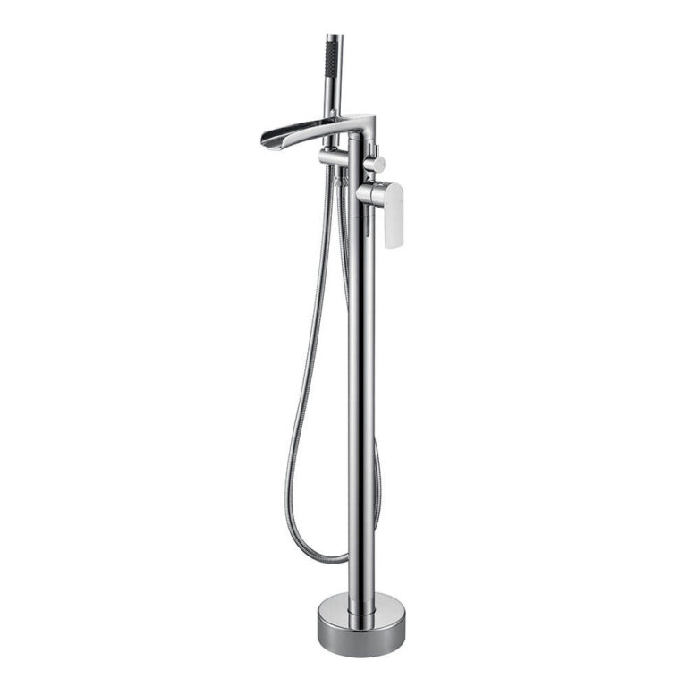 Brass Freestanding Hot Cold Bathtub Faucet