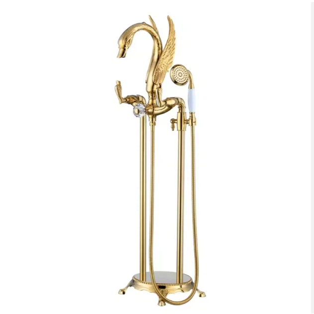 Classical  Bathroom Fittings With Bath & Shower Floor Faucets