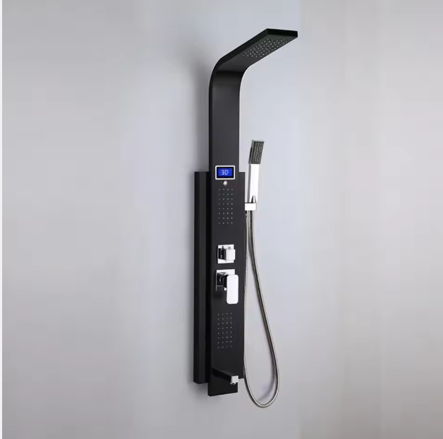Stainless Steel Waterfall Shower Panel Massage Body Jets Shower Panels
