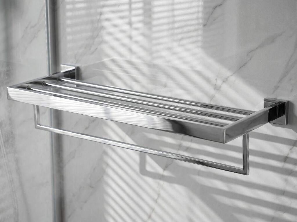 Double Layer Anti-Rust Towel Shelf