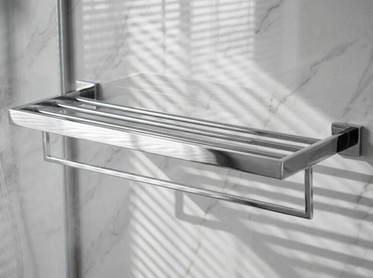 Double Layer Anti-Rust Towel Shelf