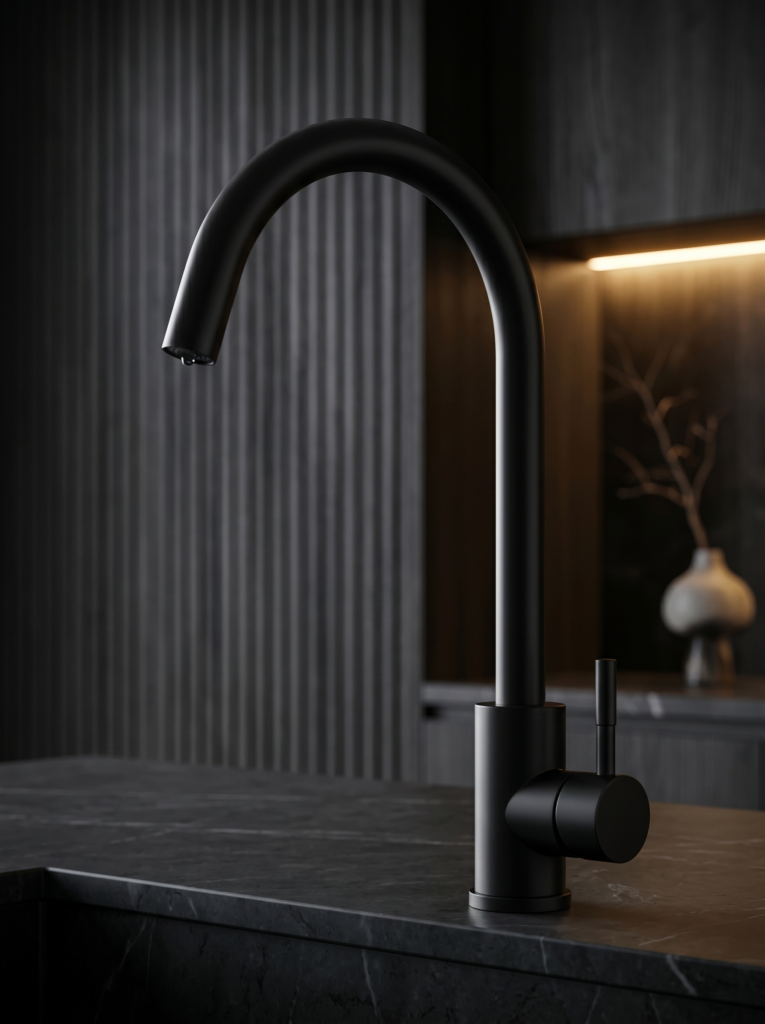 Solid Stainless Steel Kitchen Faucet Tap