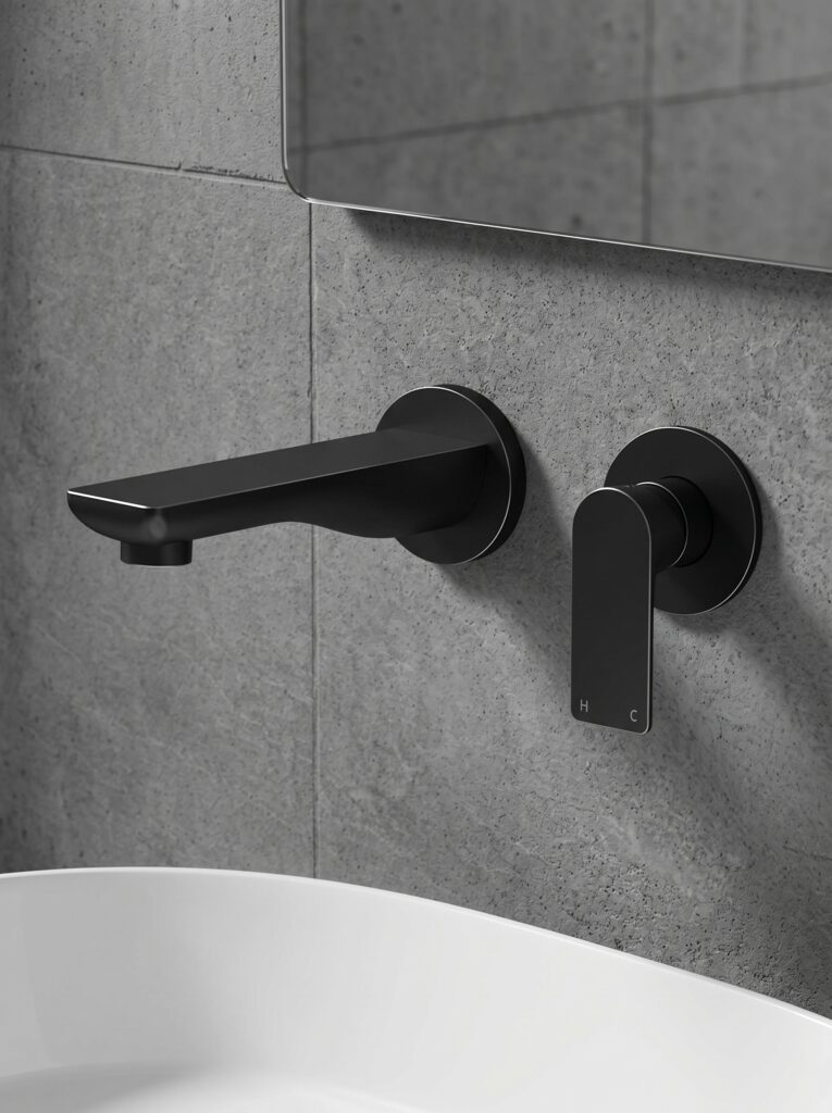 Modern Round Concealed Wall Shower Mixer