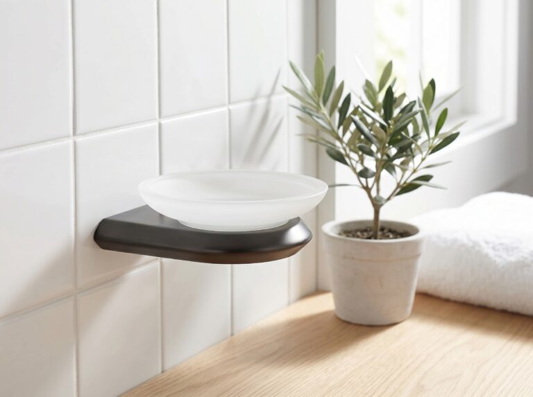 Zinc Alloy Base Shower Tray Soap Holder