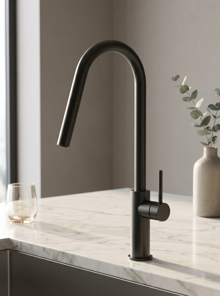 Stainless Steel Tall Kitchen Sink Faucet