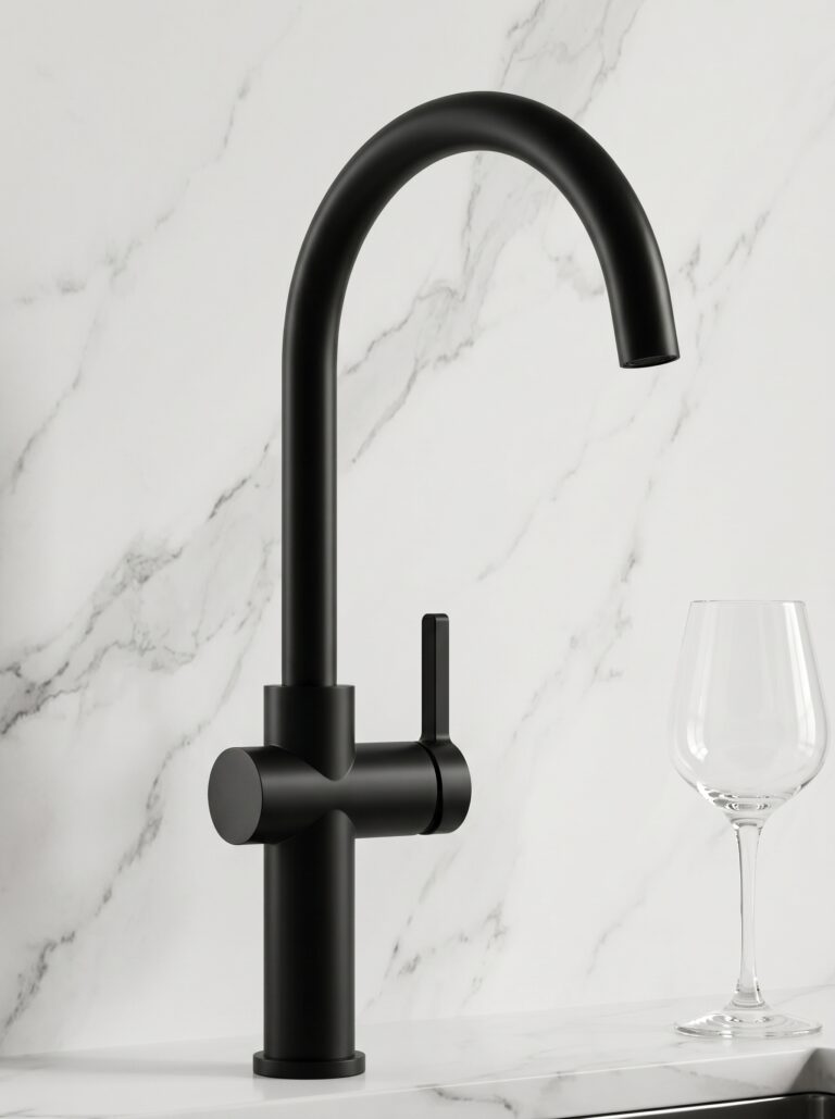 Stainless Steel Gooseneck Kitchen Sink Mixer