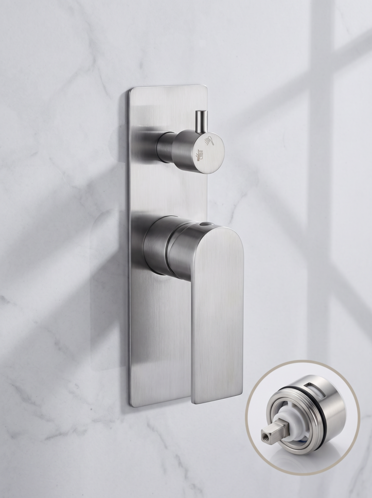 Single Handle Concealed Diverter 2 Way Faucet Mixer Tap Shower Valve