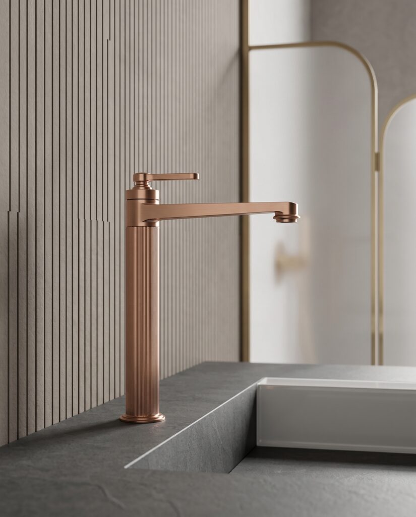 Modern Brass Basin Faucet with Ceramic Cartridge