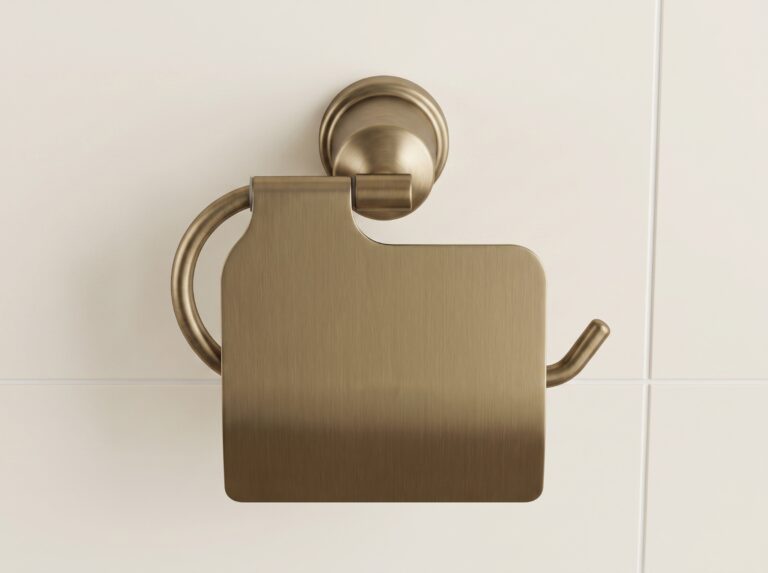 Stainless Steel Toilet Roll Holder With Cover