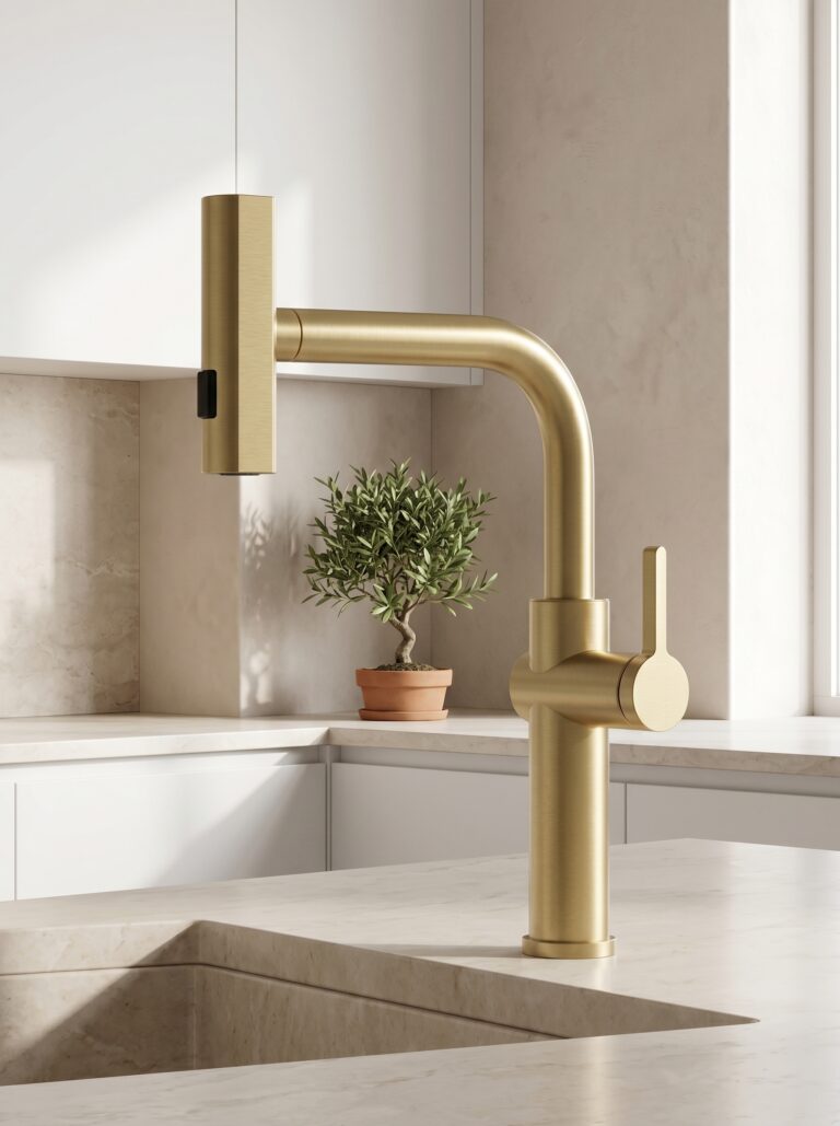 Stainless Steel Kitchen Sink Tap With Pull Out Spray