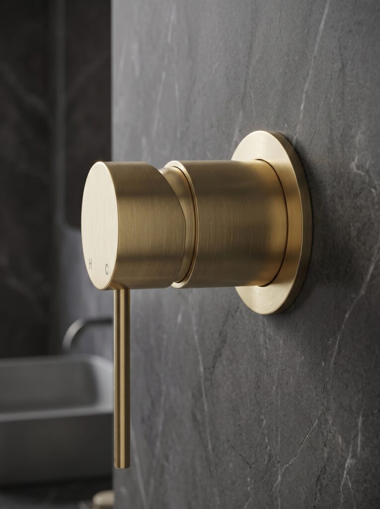 304 Stainless Steel Round Concealed Shower Mixer