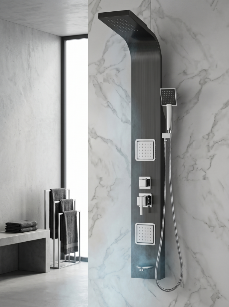 304 Stainless Steel Waterfall Spa Shower Panel