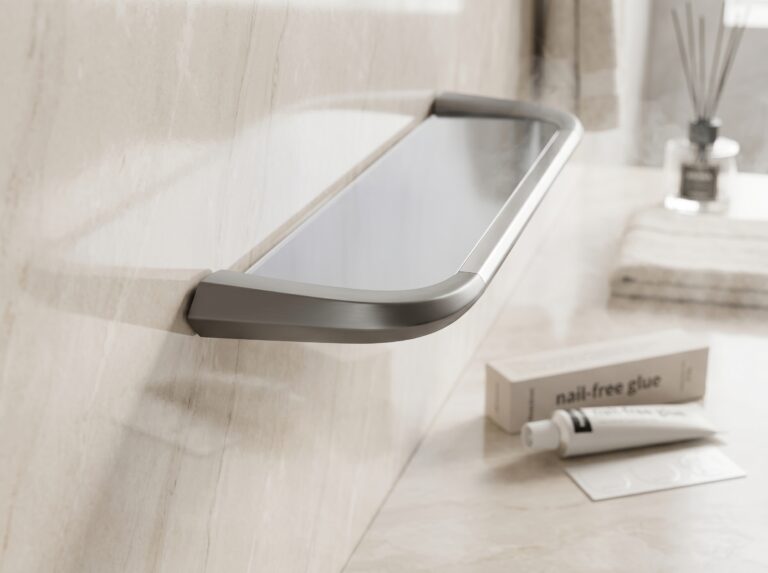 Zinc Alloy Modern Towel Rack For Bathroom