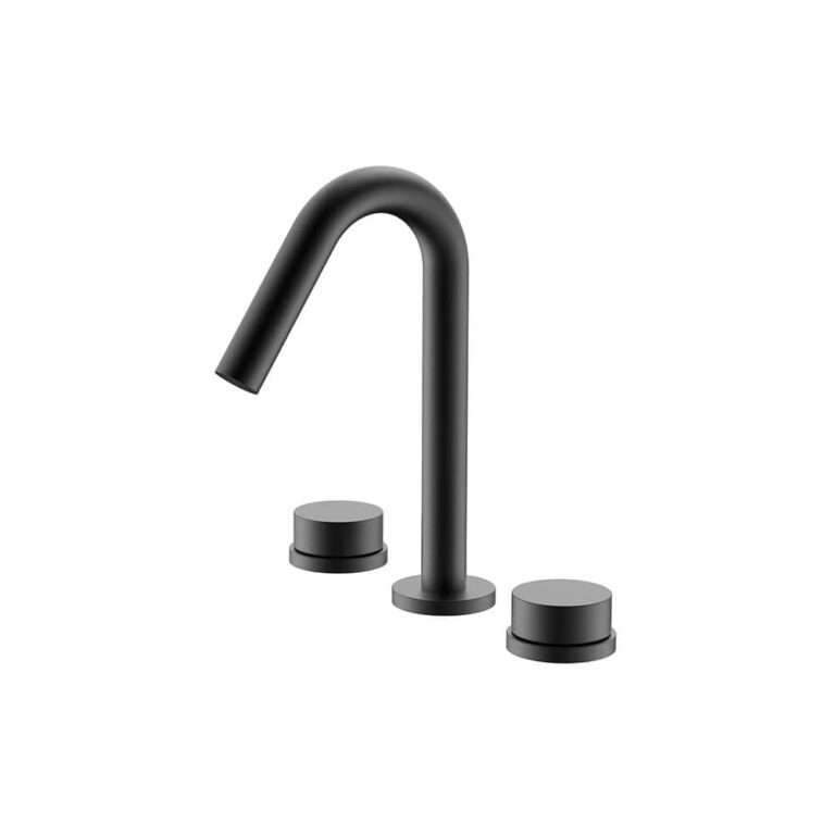 Luxury matte black bathroom widespread faucet series comprehensive B2B selection matrix | WF007B