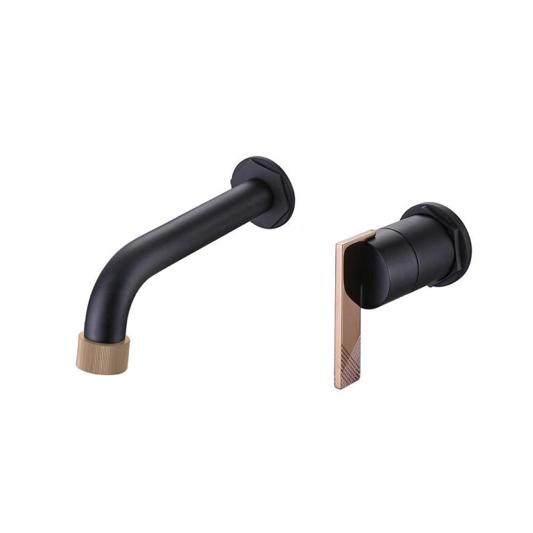 Minimalist flat spout wall mounted faucet WM001B