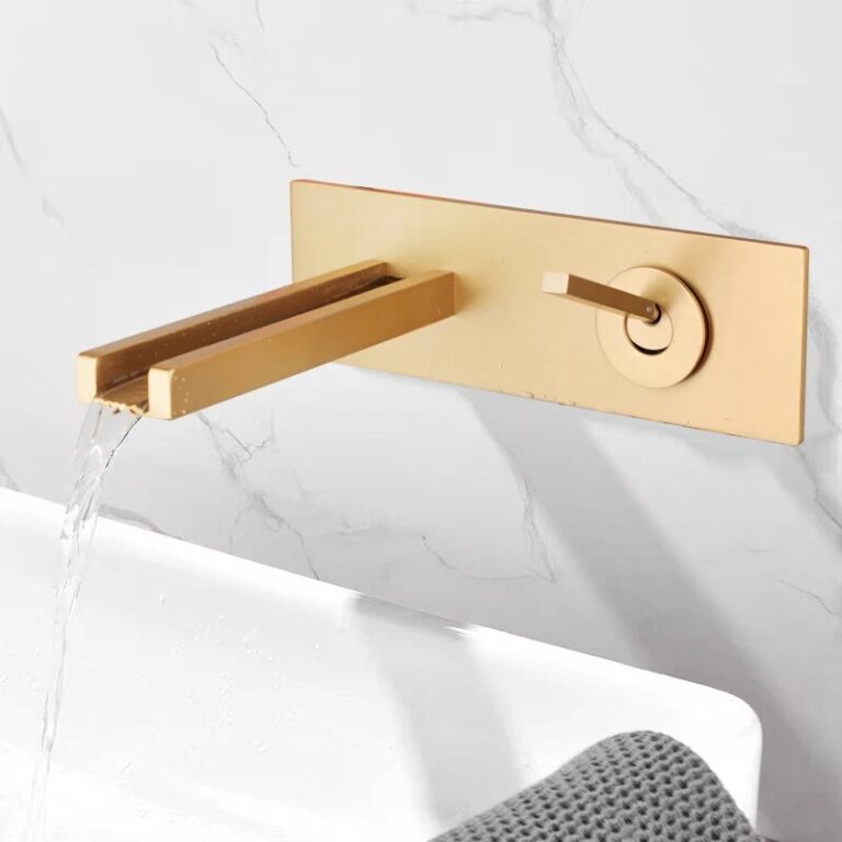 Waterfall plate single handle wall mounted faucet | WF004G