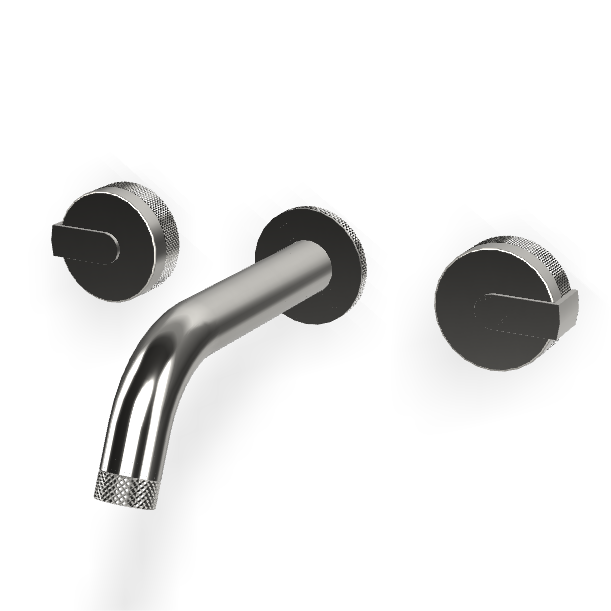 Round knurled knob wall mounted faucet | WF005C